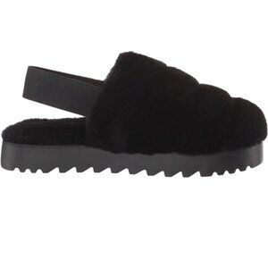 UGG Womens slippers back strap black size 8 excellent